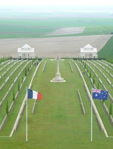 View from the tower - Villers-Bretonneux Memorial. Image courtesy S Shipard