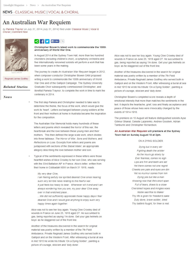 Limelight online - 31 July 2014