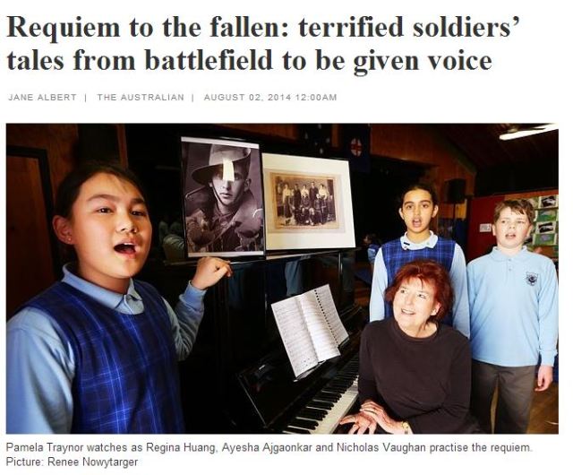 The Australian - 2 August 2014 (image)