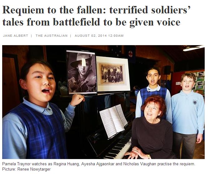 The Australian - 2 August 2014 (image)